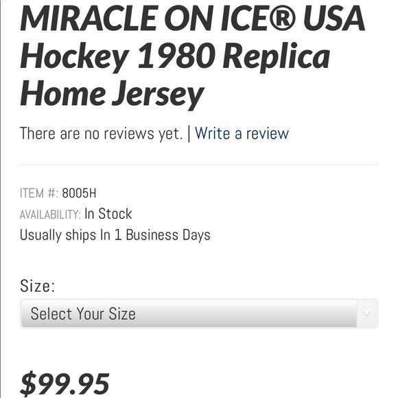 1980’s Team USA hockey replicas SZ L - Picture 8 of 8